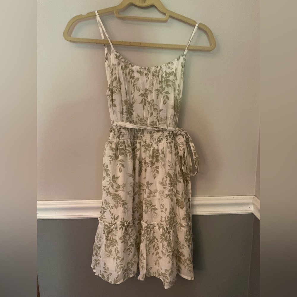Mine Green Floral Dress